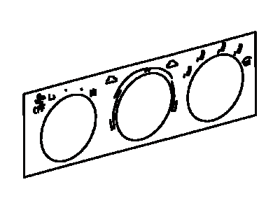 Toyota 81942-06062 Sheet, Heater Control Name