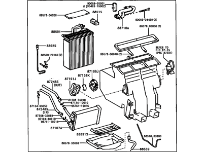 Toyota 87050-06200 Radiator Assy, Air Conditioner