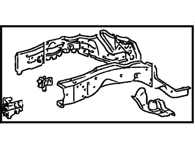Toyota 57101-33020 Member Sub-Assy, Front Side, RH
