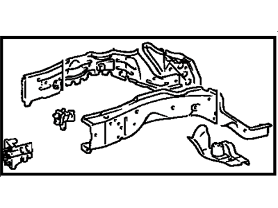 Toyota 57101-33026 Member Sub-Assy, Front Side, RH