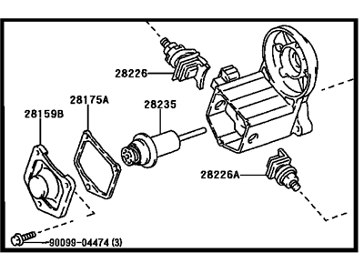 Toyota Camry Starter Solenoid - 28150-74270