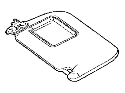 Toyota 74320-47490-E0 Visor Assembly, Left