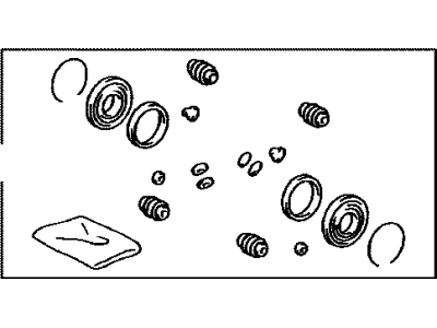 Toyota 04479-42010 Cylinder Kit, Disc Brake, Front