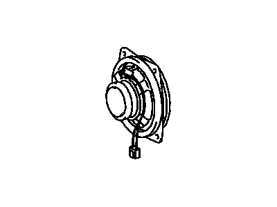 Toyota 86160-42050 Speaker Assy, Rear