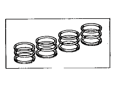 Toyota 13013-74361 Ring Set, Piston