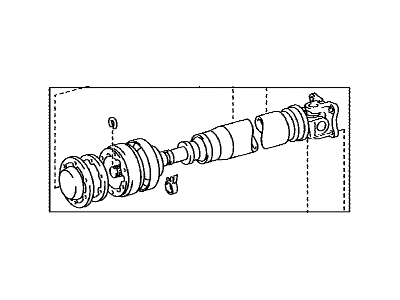 Toyota 37110-42020 Propelle Shaft Assembly
