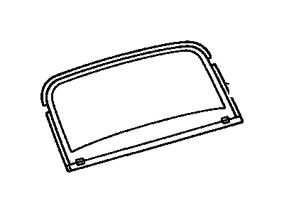 Toyota 64811-0W290-C0 Back Window, Tarpaulin