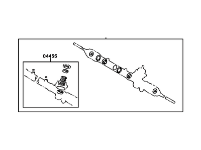 Toyota 04445-42020 Gasket Kit, Power Steering Gear