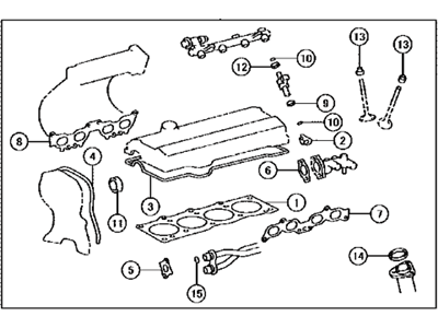 Toyota 04112-74560 Gasket Kit, Engine Valve Grind