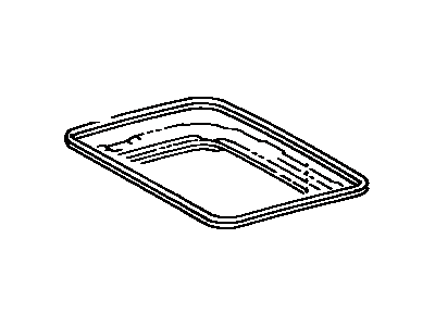 Toyota 63251-42010 Weatherstrip, Removable Roof