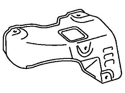 Toyota 17167-74250 INSULATOR, Exhaust Manifold Heat