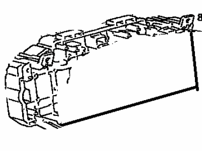 Toyota 83841-42580 Case, Combination Meter