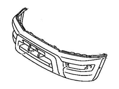Toyota 52119-42120-B0 Cover, Front Bumper