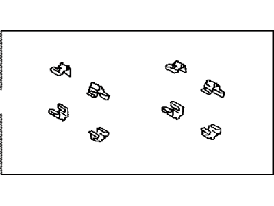 Toyota 04947-42030 Fitting Kit, Disc Brake, Front