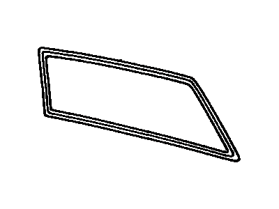 Toyota 75573-42010 Moulding, Back Window, Outside Upper