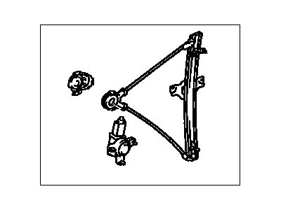 2000 Toyota RAV4 Window Regulator - 69810-42041