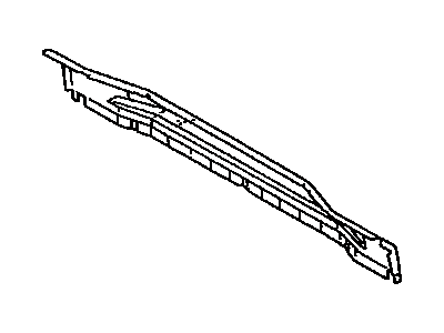 Toyota 57659-42010 Member, Rear Floor Cross, Rear Inner