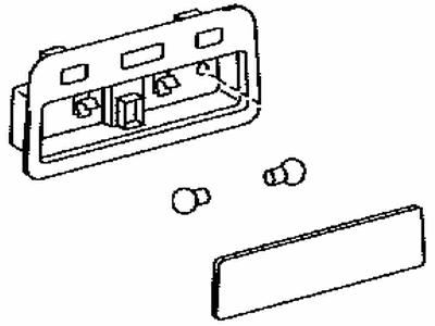 Toyota 81260-20220-B2 Lamp Assembly, Map