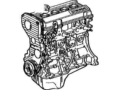 Toyota 19000-7A320 Engine Assembly, Partial