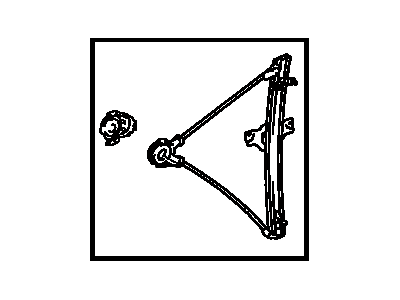 2003 Toyota RAV4 Window Regulator - 69801-42021