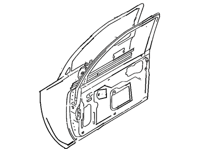 Toyota 67001-89190 Panel Sub-Assy, Front Door, RH