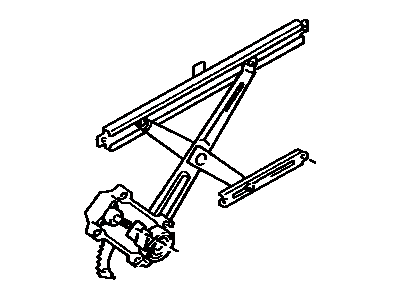 1994 Toyota Tercel Window Regulator - 69801-16031