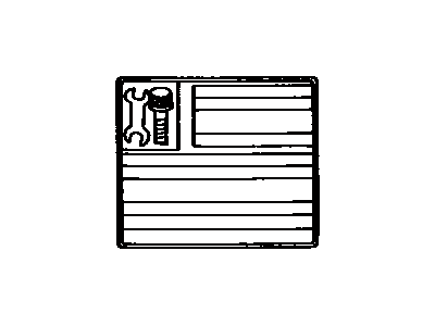 Toyota 11284-65012 Plate, Engine Bolt Information