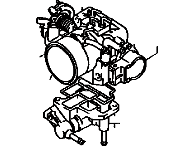 Toyota 22215-35270 Gasket, Throttle Body Cover