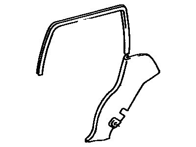 1995 Toyota 4Runner Door Seal - 62333-89107-E3