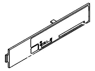 Toyota 55519-89160 Plate, Heater Control Name