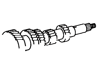 Toyota 33421-30151 Gear, Counter