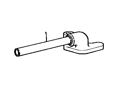 Toyota 25611-65020 Pipe Sub-Assembly, EGR
