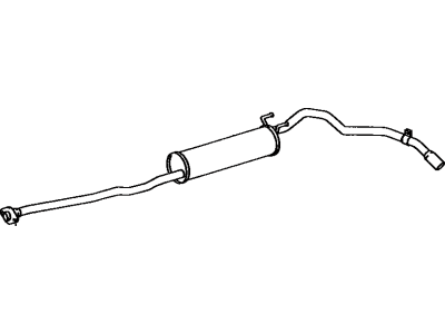 Toyota 17430-35792 Exhaust Tail Pipe Assembly