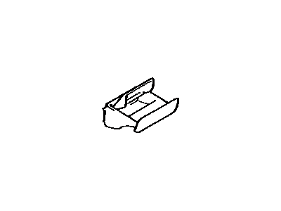 Toyota 74102-89107-E1 Box Sub-Assy, Front Ash Receptacle