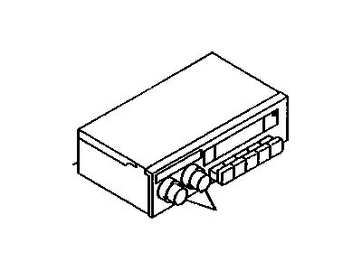 Toyota 86120-03020 Receiver Assembly, Radio