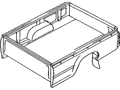 Toyota 66000-89363 Body Assembly, Rear