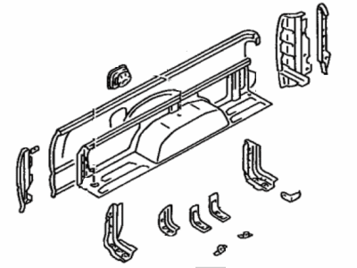 Toyota 65500-89337 Panel Assy, Rear Body Side, RH