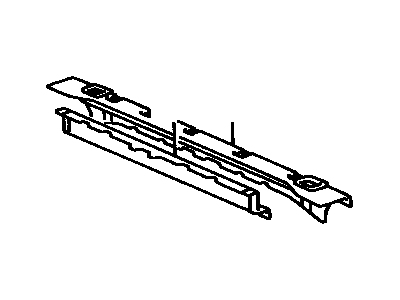 57606-89107 Toyota Member Sub-Assy, Rear Floor Cross Inner Illustration 1 of 1
