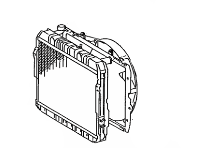 Toyota 16711-61260 Shroud Sub-Assy, Fan