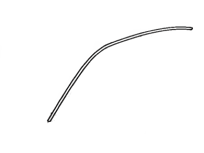 Toyota 75551-13100 Moulding, Roof Drip Side Finish, RH