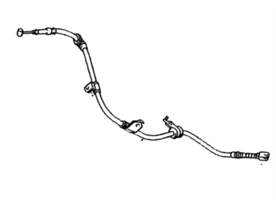 Toyota 46430-17090 Cable Assembly, Parking Brake