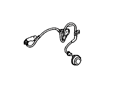 Toyota 89516-17030 Wire, Skid Control Sensor