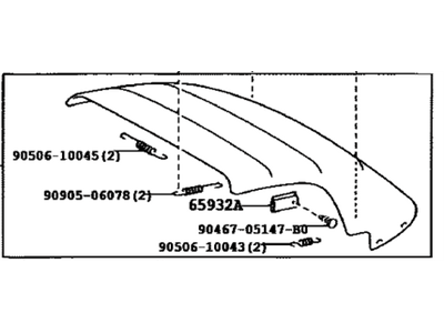 Toyota 65911-17021-E0