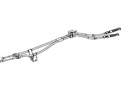 Toyota 33821-17100 Cable Transmission Control Shift