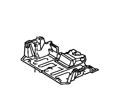 Toyota 57381-17030 Cover, Front Luggage Under