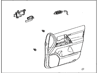 Toyota 67610-60D31-E0 Panel Assembly, Front Door