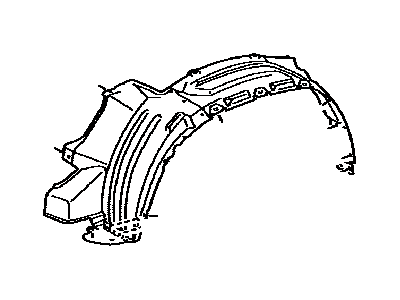 Toyota Land Cruiser Wheelhouse - 53876-60130