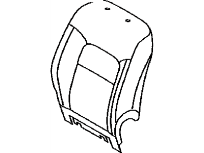 Toyota 71073-60L70-E1 Front Seat Back Cover, Right(For Separate Type)