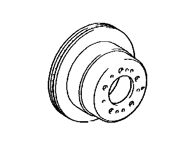 Toyota 42431-60290 Rear Disc