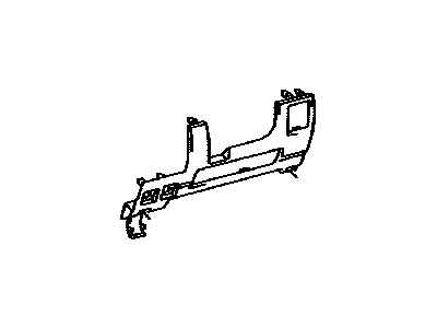 Toyota 55432-60430-E0 Panel, Instrument Panel Finish, Lower